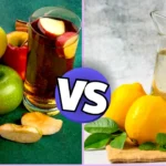 Apple Cider Vinegar vs Lemon Water