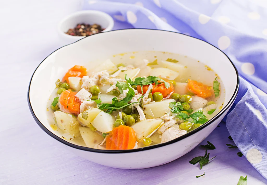 Bone Broth Vegetable Soup