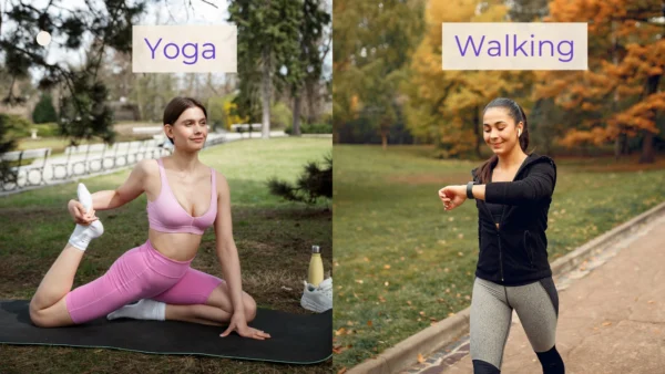 yoga vs walking for stress relief
