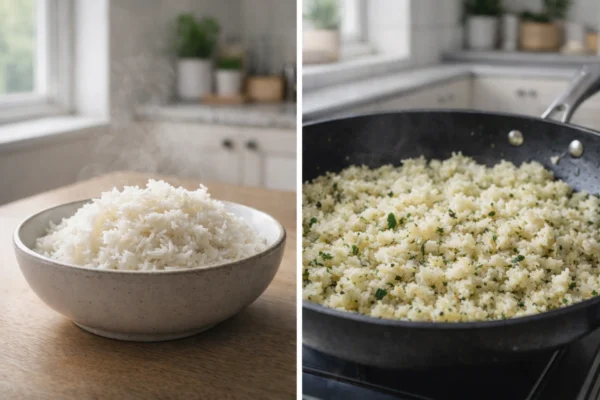 Cauliflower vs Rice