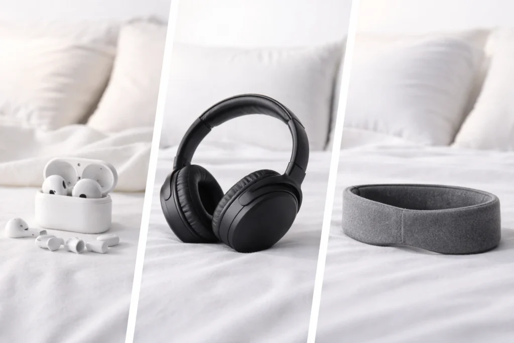 Earbuds vs Over-Ear vs Headband Headphones (Which Is Safer?)