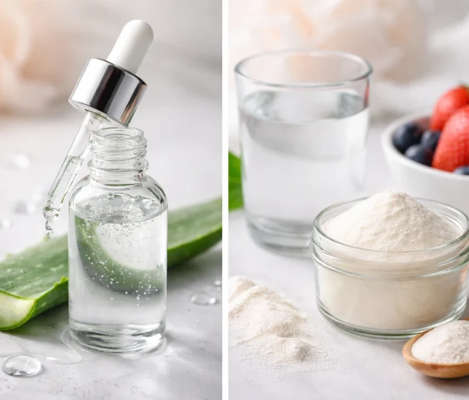 hyaluronic acid vs collagen for glowing skin