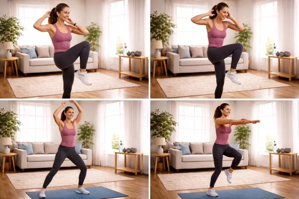 Low-Impact Marching Variations