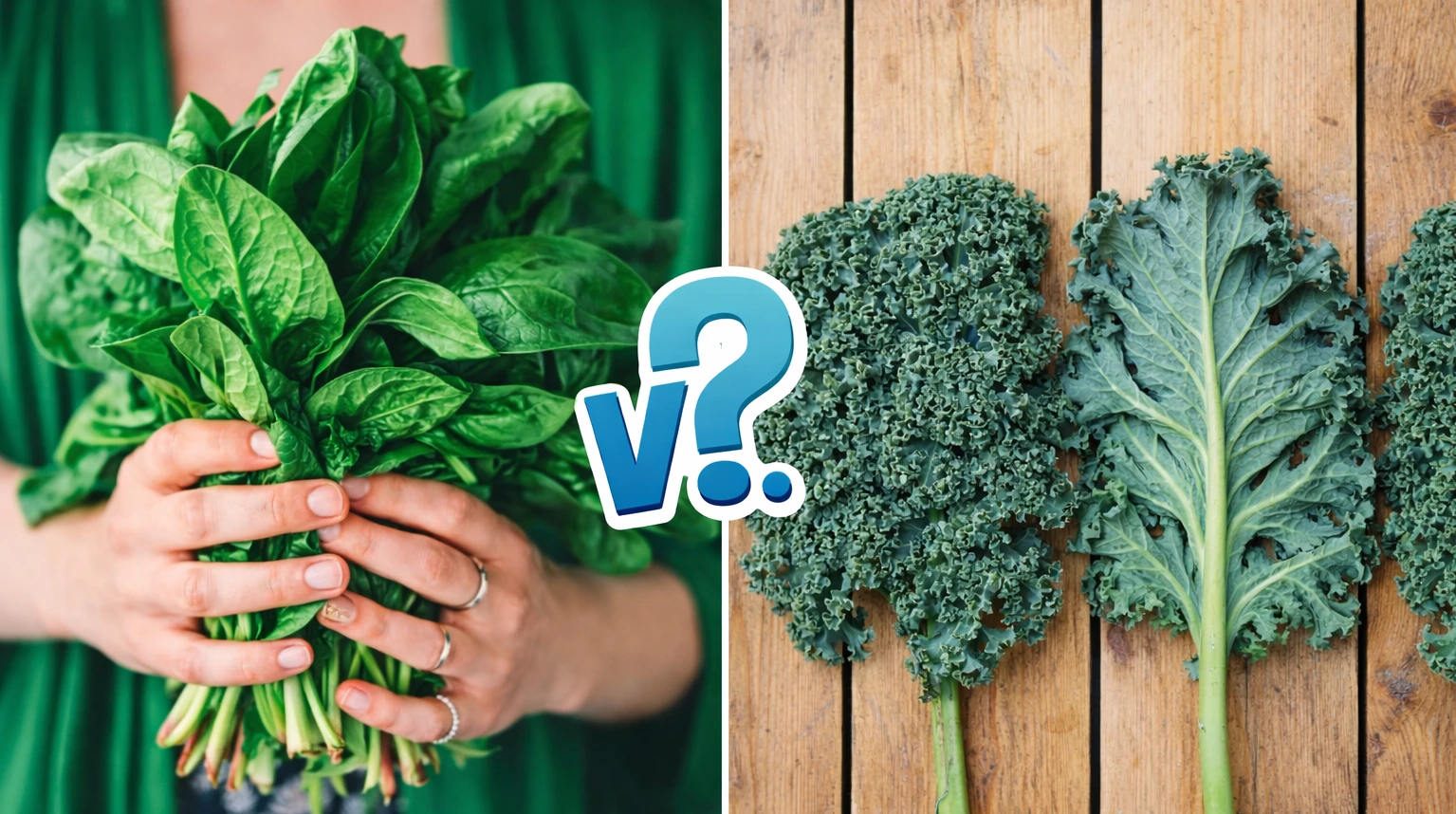 Spinach vs Kale