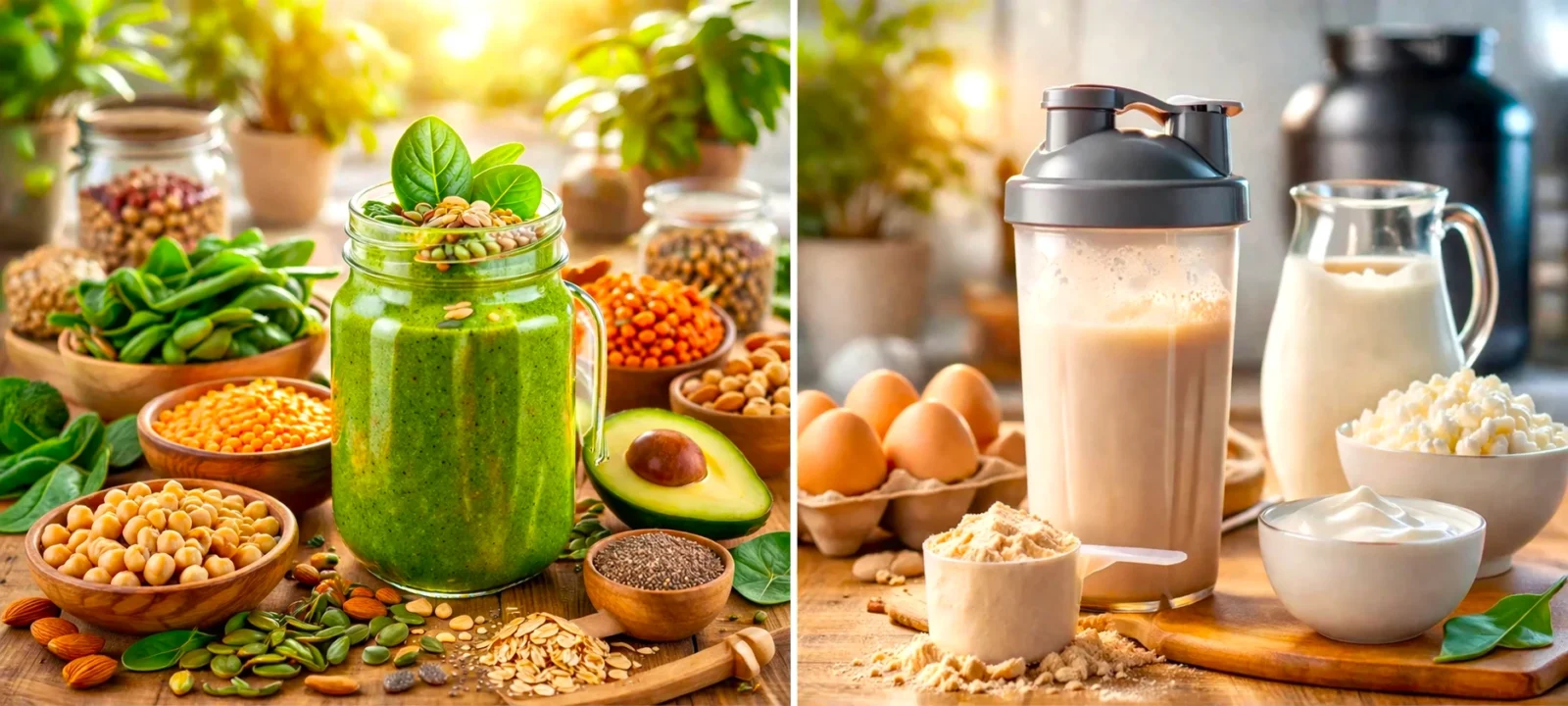 Plant-Based Protein for Muscle Gain & Weight Loss: What Actually Works