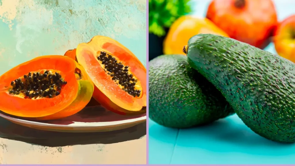 Papaya vs Avocado